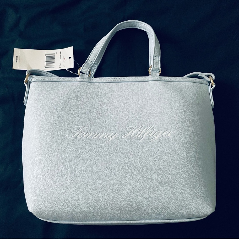 NWT Tommy Hilfiger Light Periwinkle Blue Handbag